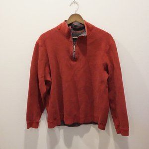 Men's Medium Reversible Tommy Bahama Quarter Zip Sweater